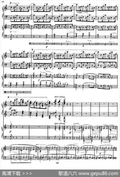 PianoConcertoNo.2incMinorOp.50（c小调第二钢琴协奏曲·Ⅲ·双钢琴）|尼古拉斯·卡洛维奇·梅特纳