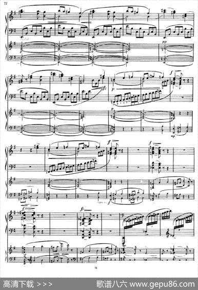 PianoConcertoNo.2incMinorOp.50（c小调第二钢琴协奏曲·Ⅲ·双钢琴）|尼古拉斯·卡洛维奇·梅特纳