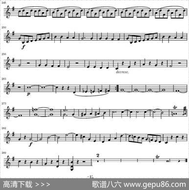 StringQuartetKV.387（弦乐四重奏第二小提琴分谱）|莫扎特