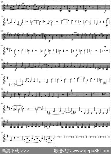 StringQuartetKV.387（弦乐四重奏第二小提琴分谱）|莫扎特