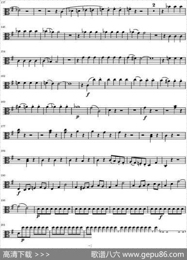 StringQuartetKV.387（弦乐四重奏中提琴分谱）|莫扎特