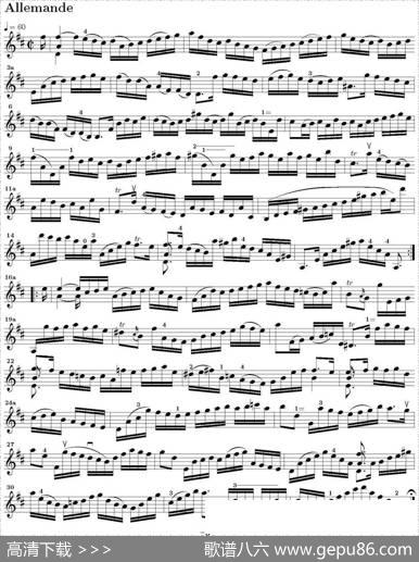 SixSuiteViolincelloSolosenzaBasso（SuiteI）（6首无伴奏大提琴组曲·Ⅰ）|巴赫
