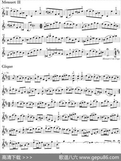 SixSuiteViolincelloSolosenzaBasso（SuiteI）（6首无伴奏大提琴组曲·Ⅰ）|巴赫