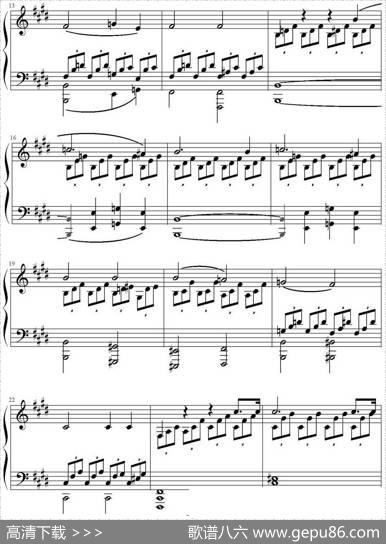 Mondscheinsonate(1stmovement)（月光奏鸣曲第一乐章）|贝多芬