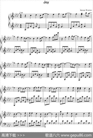 Joy（GeorgeWinston作曲版）|GeorgeWinston