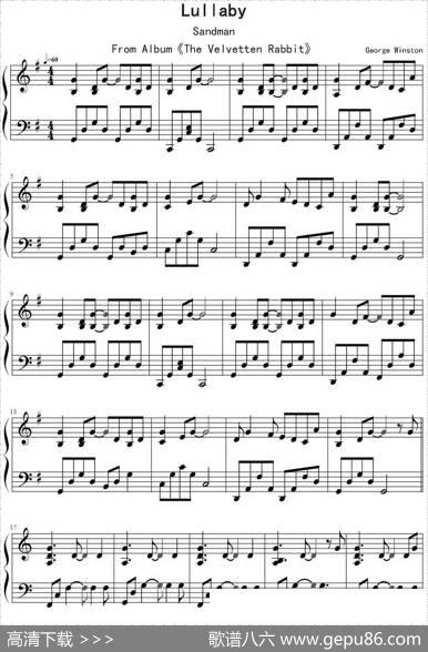 Lullaby（GeorgeWinston作曲版）|GeorgeWinston