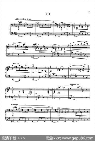 TwoSonatinasforPianoOp.54No.1（2首钢琴小奏鸣曲·1）|谢尔盖·普罗科菲耶夫