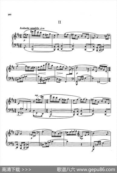 TwoSonatinasforPianoOp.54No.2（2首钢琴小奏鸣曲·2）|谢尔盖·普罗科菲耶夫
