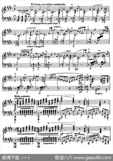 12Etudesd'executionTranscendanteS.139（12首超技练习曲·11）|弗兰茨·李斯特