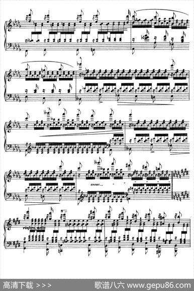 12Etudesd'executionTranscendanteS.139（12首超技练习曲·12）|弗兰茨·李斯特