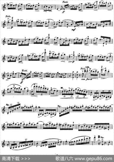 RodeConcertoNo.7inAMajor（小提琴分谱）|罗德