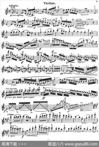 ViolinConcertoinAminorNo.5Op.37|维厄唐维俄当