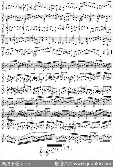BachSonataBWV1005（无伴奏小提琴组曲）|巴赫