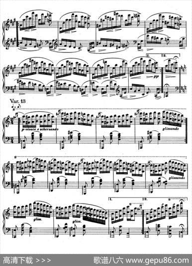 帕格尼尼主题变奏曲（Op.35Livre1）|约翰内斯·勃拉姆斯