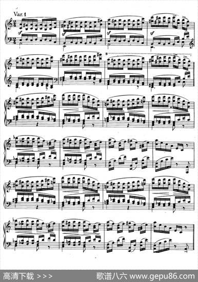 帕格尼尼主题变奏曲（Op.35Livre1）|约翰内斯·勃拉姆斯