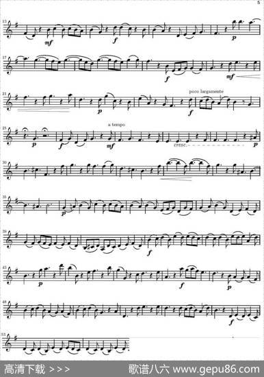 Op.6VIII.ConcertoGrosso（大协奏曲）（四重奏第二小提琴分谱）|柯瑞里