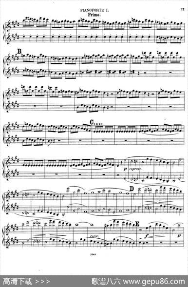 EinSommernachtstraumOvertureOp.21（仲夏夜之梦序曲·八手联弹版）|菲利克斯·门德尔松-巴托尔迪