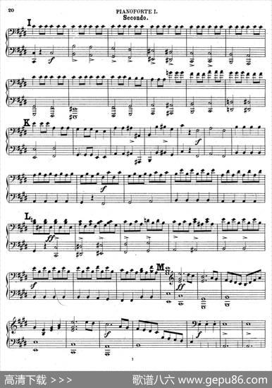 EinSommernachtstraumOvertureOp.21（仲夏夜之梦序曲·八手联弹版）|菲利克斯·门德尔松-巴托尔迪