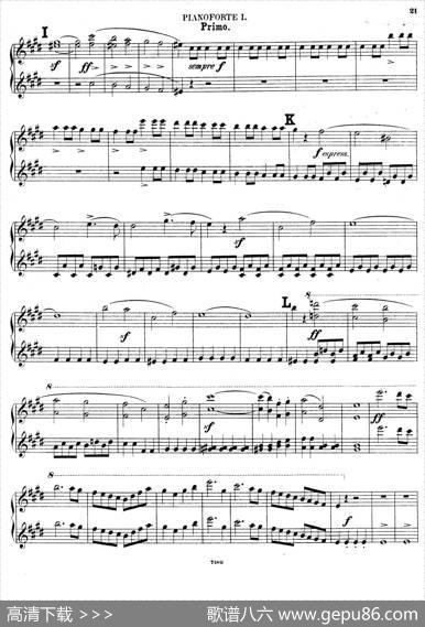 EinSommernachtstraumOvertureOp.21（仲夏夜之梦序曲·八手联弹版）|菲利克斯·门德尔松-巴托尔迪