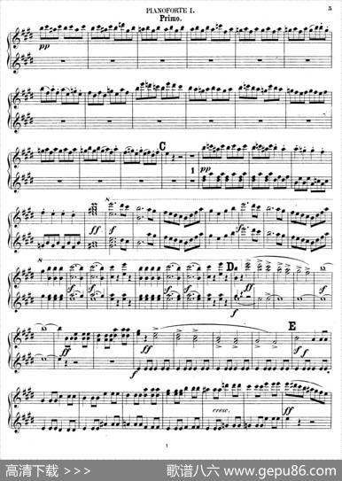 EinSommernachtstraumOvertureOp.21（仲夏夜之梦序曲·八手联弹版）|菲利克斯·门德尔松-巴托尔迪