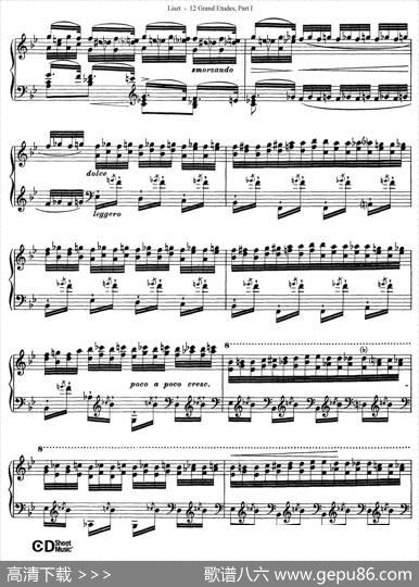 12GrandEtudesS.137（12首华丽的练习曲·5）|弗兰茨·李斯特