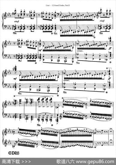 12GrandEtudesS.137（12首华丽的练习曲·8）|弗兰茨·李斯特