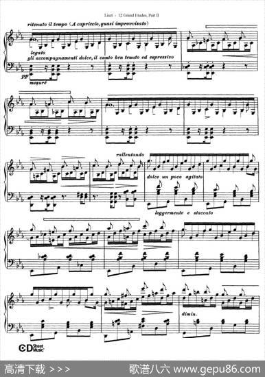 12GrandEtudesS.137（12首华丽的练习曲·8）|弗兰茨·李斯特