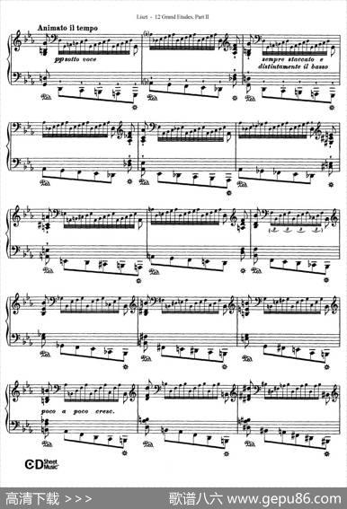 12GrandEtudesS.137（12首华丽的练习曲·8）|弗兰茨·李斯特