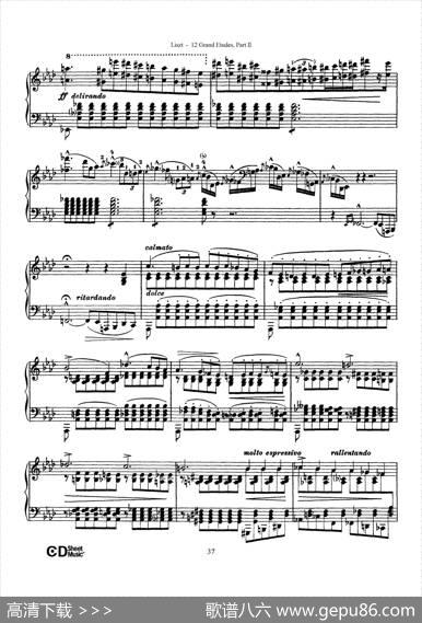 12GrandEtudesS.137（12首华丽的练习曲·9）|弗兰茨·李斯特