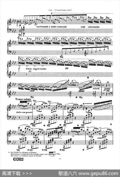 12GrandEtudesS.137（12首华丽的练习曲·9）|弗兰茨·李斯特