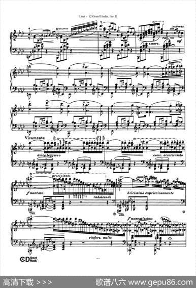 12GrandEtudesS.137（12首华丽的练习曲·9）|弗兰茨·李斯特