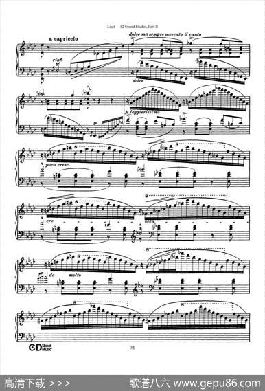 12GrandEtudesS.137（12首华丽的练习曲·9）|弗兰茨·李斯特