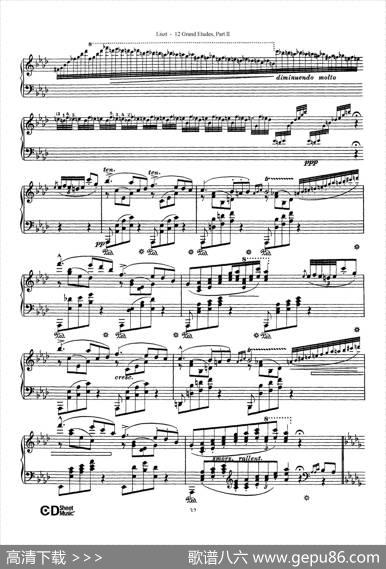 12GrandEtudesS.137（12首华丽的练习曲·9）|弗兰茨·李斯特