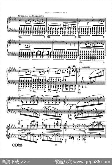 12GrandEtudesS.137（12首华丽的练习曲·9）|弗兰茨·李斯特