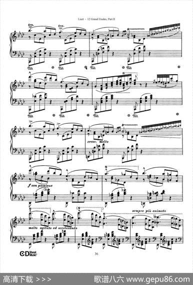 12GrandEtudesS.137（12首华丽的练习曲·9）|弗兰茨·李斯特