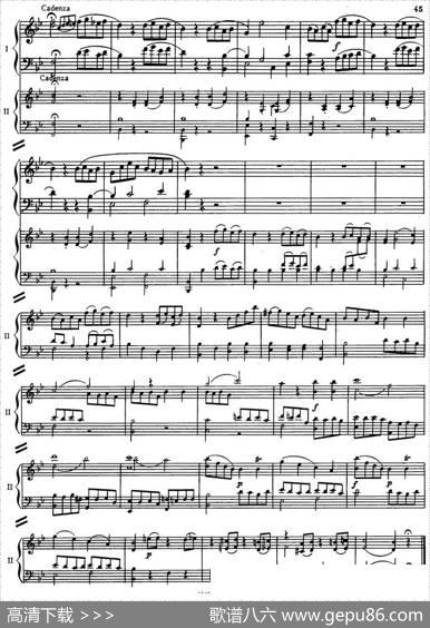 二十八部钢琴协奏曲No.6（P31-47）|莫扎特