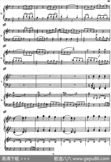二十八部钢琴协奏曲No.6（P31-47）|莫扎特