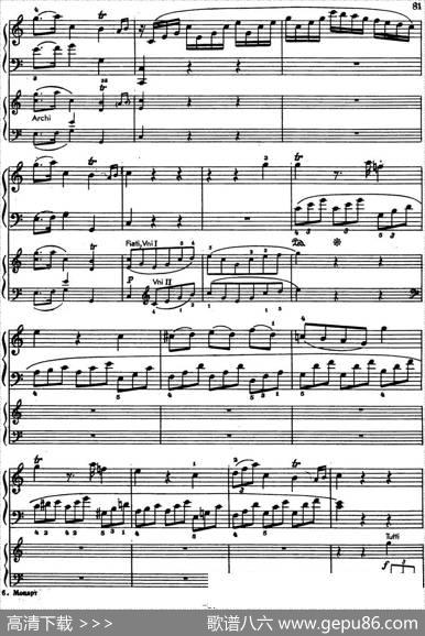 二十八部钢琴协奏曲No.8（P31-38）|莫扎特