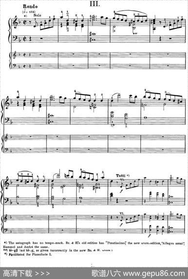 二十八部钢琴协奏曲No.20（P31-45）|莫扎特