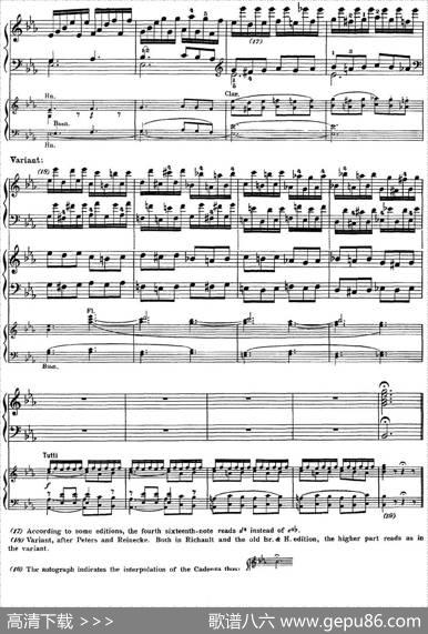 二十八部钢琴协奏曲No.22（P46-61）|莫扎特