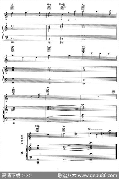 电影配乐大师莫瑞康最佳20首钢琴谱（BestofEnnioMorricone·2）|莫瑞康（EnnioMorricone）