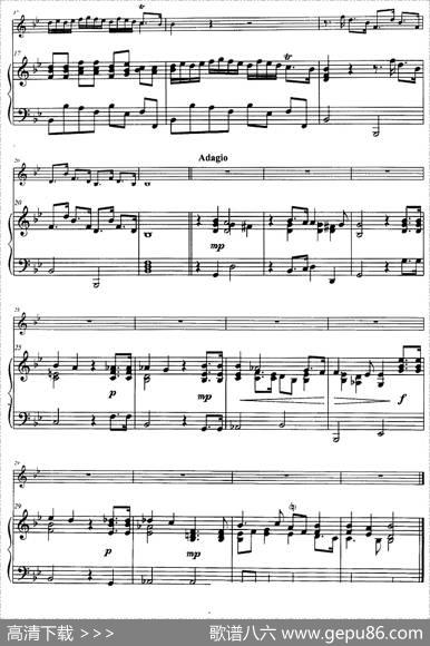 第二奏鸣曲（小号+钢琴伴奏）|[德]戈弗雷·凯勒
