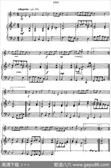 第二奏鸣曲（小号+钢琴伴奏）|[德]戈弗雷·凯勒