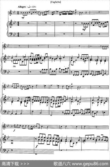 第二奏鸣曲（小号+钢琴伴奏）|[德]戈弗雷·凯勒