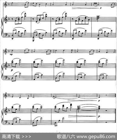 神秘园——夜曲（NOCTURNE、小提琴+钢琴伴奏）