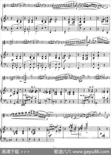 伊萨伊作品集：No.2(Mazurka)（小提琴+钢琴伴奏）