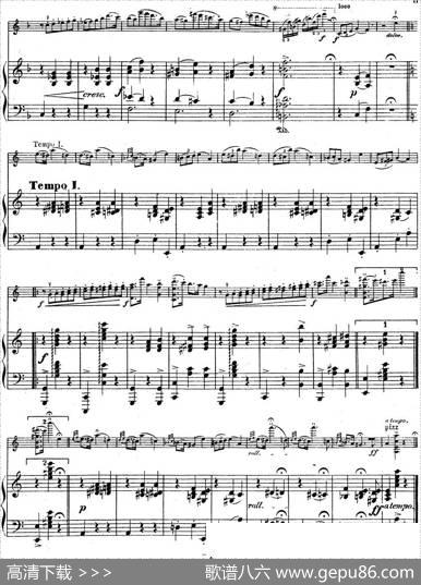 伊萨伊作品集：No.2(Mazurka)（小提琴+钢琴伴奏）