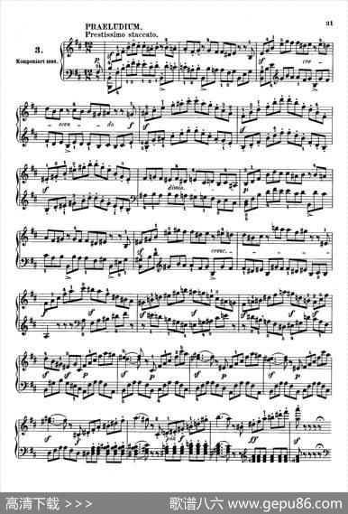 6PreludesandFuguesOp.35（6首前奏曲与赋格·3）|菲利克斯·门德尔松-巴托尔迪