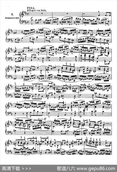 6PreludesandFuguesOp.35（6首前奏曲与赋格·3）|菲利克斯·门德尔松-巴托尔迪