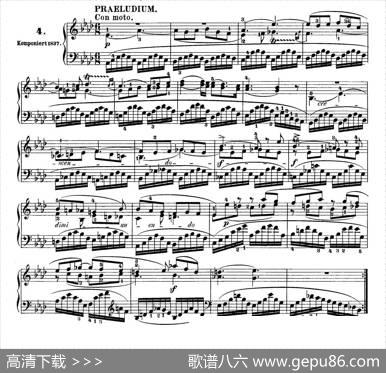 6PreludesandFuguesOp.35（6首前奏曲与赋格·4）|菲利克斯·门德尔松-巴托尔迪